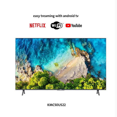 KMC Frameless Smart TV, 50 inches, 4K, Android system - black product image 4