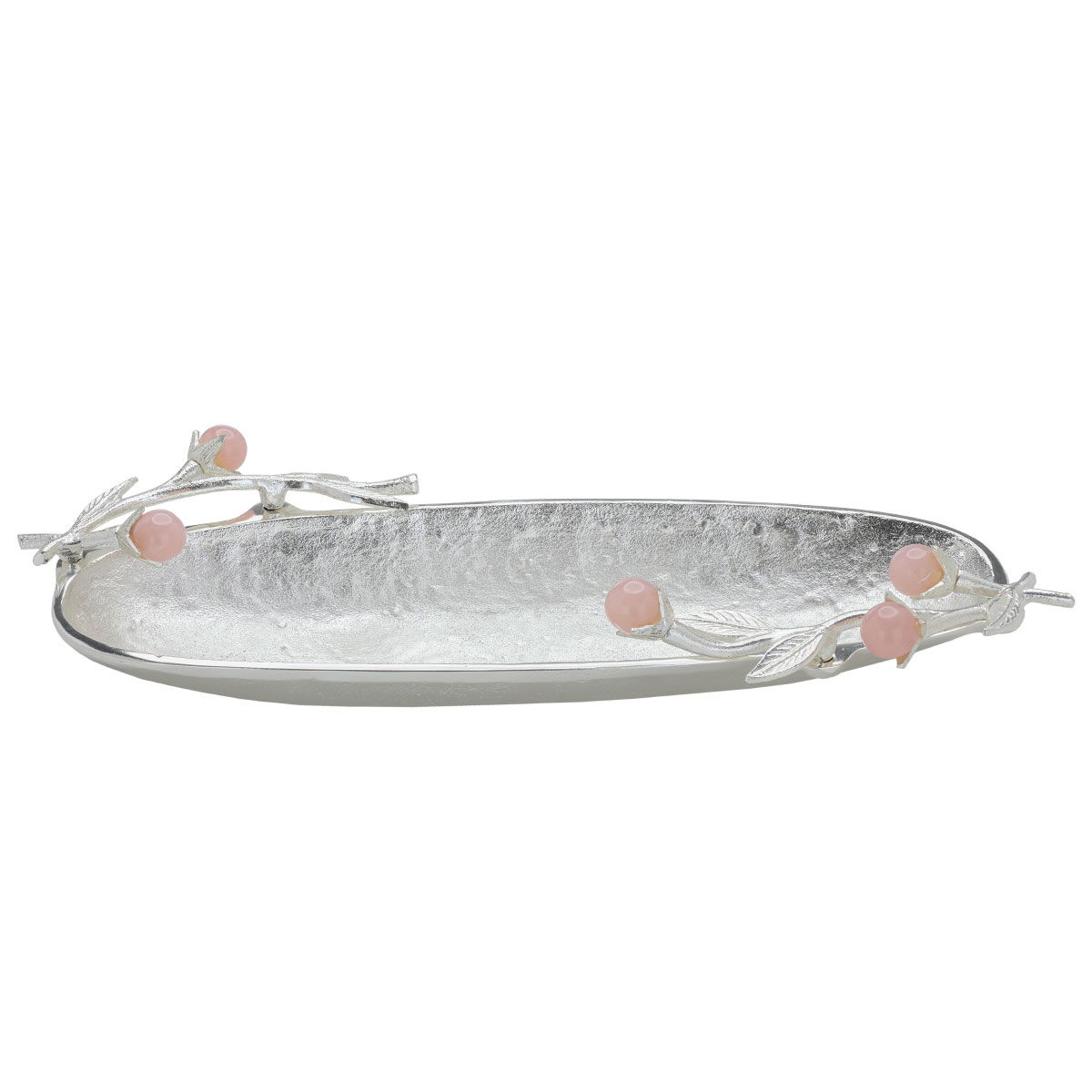 Al Saif Gallery Steel Serving Plate, 40X13X4 Cm - Silver product image