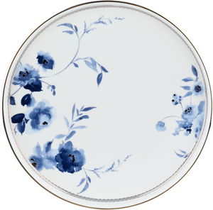 طقم سفرة بورسلان السيف غاليري، 24 قطعة، شكل دائري نقش ازرق - ابيض ازرق product image 4