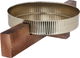 صحن تقديم استيل السيف غاليري، 9x20x36 سم، قاعدة خشب - خشبي product image 2