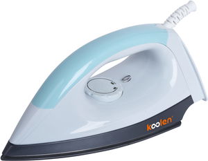 Koolen 803101005 Dry Iron, 1100/1300 Watts, Temperature Control - White/Blue product image