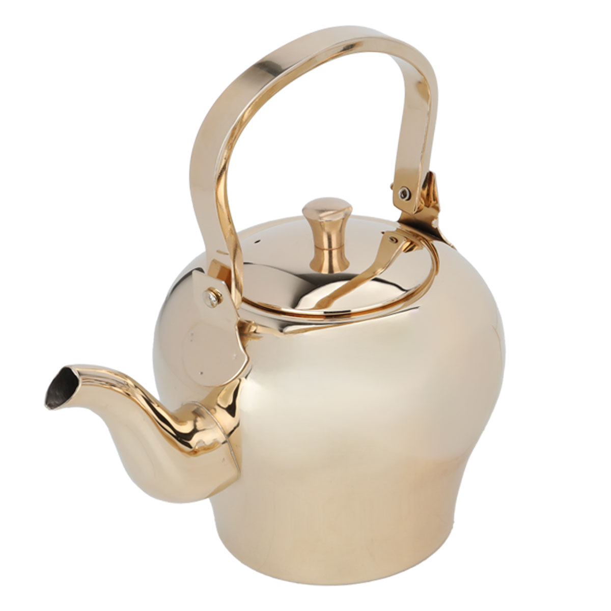 Al Saif Gallery Sulaiman Steel Teapot Set, 3 Pieces - Gold product image 2