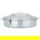 Al Saif Gallery Steel Oval Food Container, 5.5 L, 40 cm, Gilded - Silver product image 2