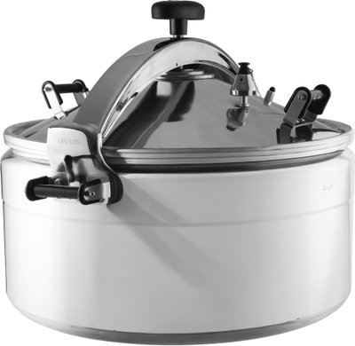 Al Saif Gallery Aluminum Pressure Cooker, 150 Liters - Silver product image 3