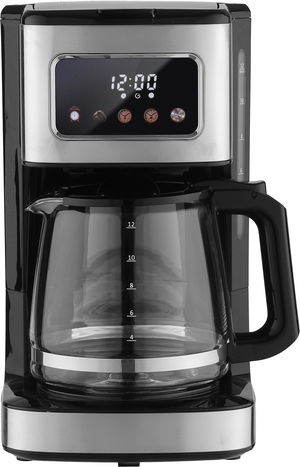 Edison Cm9431B-Gs Coffee Maker, 1000W, 1.8L, Digital Display - Cappuccino Black product image