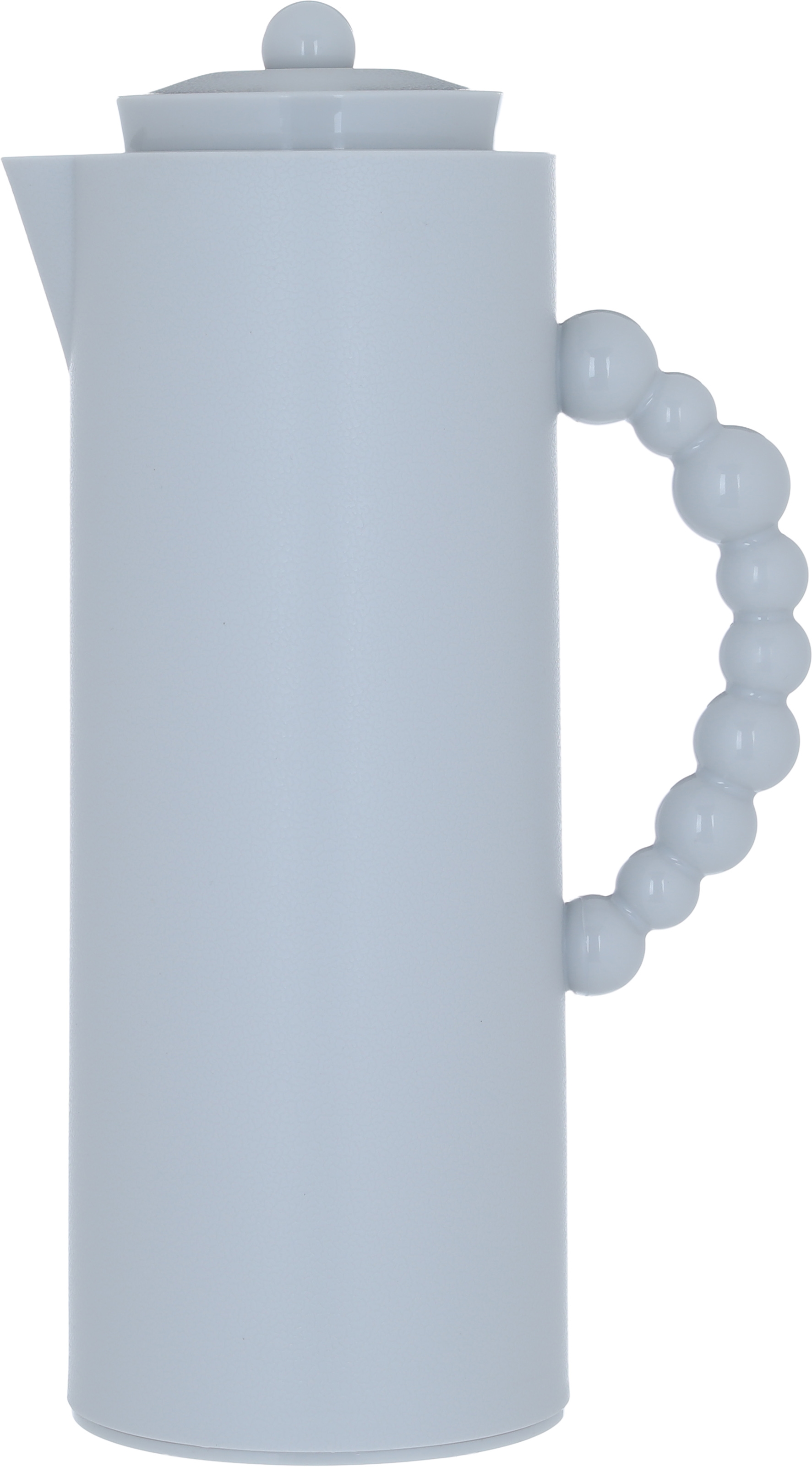 Al Saif Gallery Royal 7 Glass Thermos, 1 litre, plastic outer shell - light grey product image