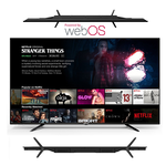 GVC Pro 43GW6100 Frameless Smart TV, 43-inch, 4K, WebOS, Built-in Receiver, Free Wall Mount - Black product image 4