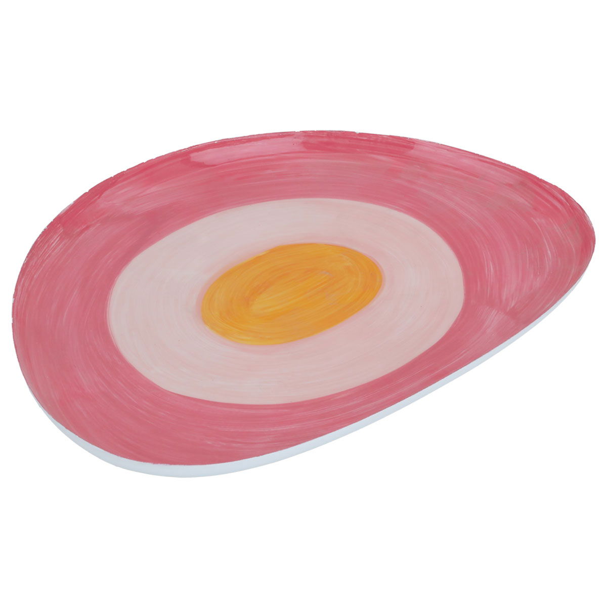Al Saif Gallery porcelain dessert serving dish, 22.5 x 31.5 x 1 cm - pink product image 2