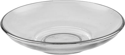 طقم صحون بيالات شاي زجاج السيف غاليري، 6 قطع - شفاف product image 2