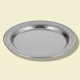 Al Saif Gallery Stainless Steel Tray, 35 cm, Engraved - Silver product image 1