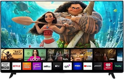 تلفزيون سمارت بدون اطار نادكو، 55 بوصة، 4K UHD، شاشة LED، اندرويد 13، حامل جداري، NC-55T - اسود product image 1