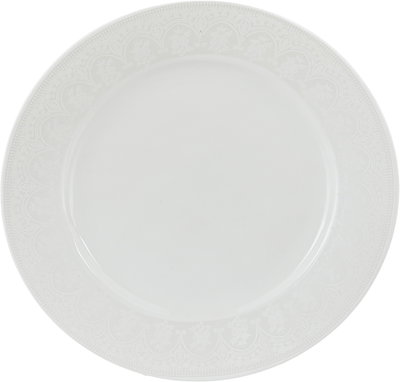 طقم سفرة بورسلان السيف غاليري، 44 قطعة، حواف مزخرفة - ابيض product image 10