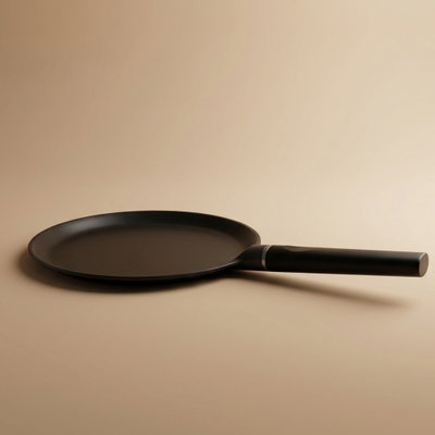 مقلاة جرانيت اميركوك، 28 سم، مسطح - أسود product image 1