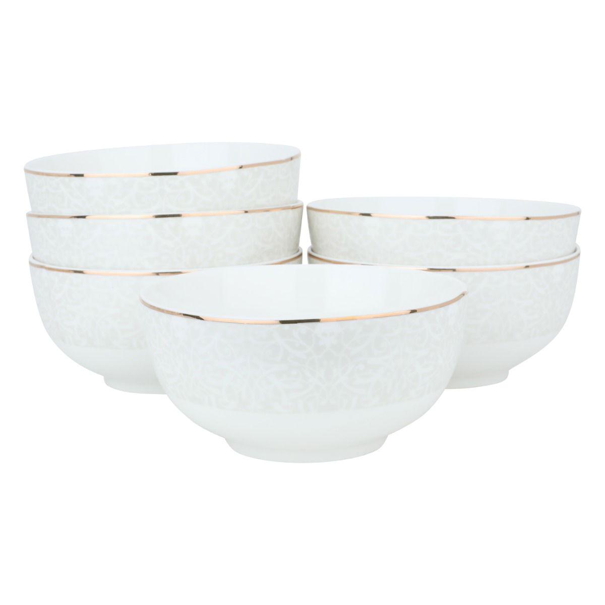 Jiyad Al Saif Gallery porcelain dinner set, 24 pieces - white product image 2