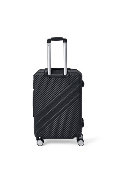 طقم شنط سفر ABS ليمرا، 3 مقاسات، 4 عجلات، زاويه 360 درجة، LMA-1536 - اسود product image 3