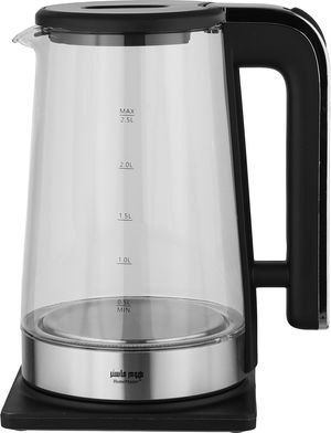 غلاية كهربائية زجاج هوم ماستر،2.5 لتر، 1800 واط، HM-2268 - أسود فضي product image