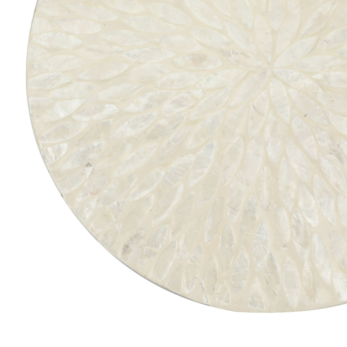 Al Saif Gallery wooden cake serving stand, 30 x 30 x 10 cm, round, base - beige product image 4