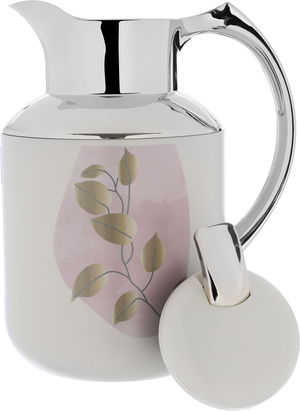 طقم ترامس فلوريا السيف غاليري،1/ 0.5 لتر، قطعتين، حافظة داخلية زجاج حراري، هيكل خارجي استيل - بيج product image 2