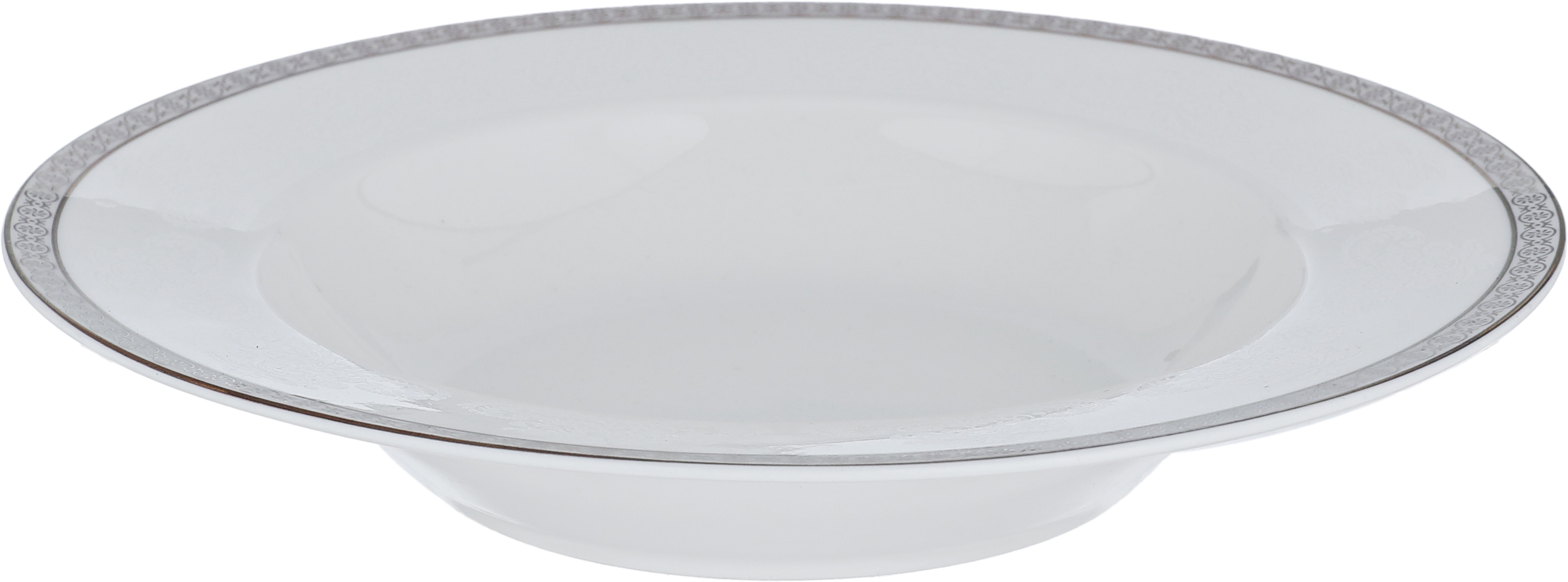 Dania Porcelain Dining Serving Set, 75 Pieces, Engraved - White product image 7