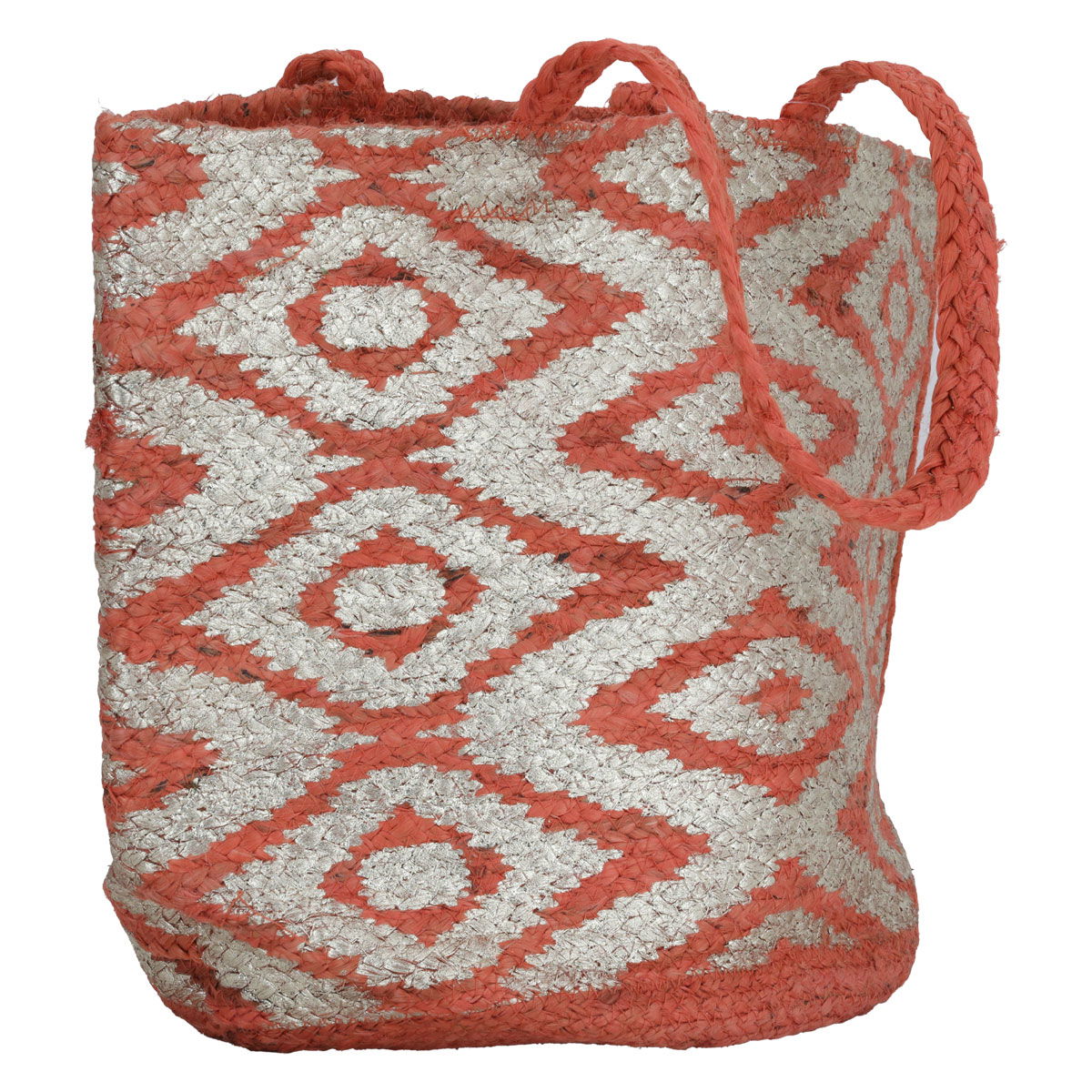 شنطة ترامس قماش السيف غاليري، 47×34 سم - برتقالي رمادي product image 1