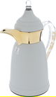Al Saif Gallery Qamar thermos set, 1 liter, thermal glass inner container, steel outer shell - light gray product image 9