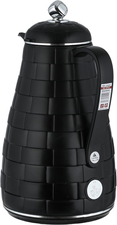 طقم ترامس لالوزا، 1 / 1 لتر، 2 قطعة، حافظة داخلية زجاج، غطاء ضغاط - اسود كروم product image 4