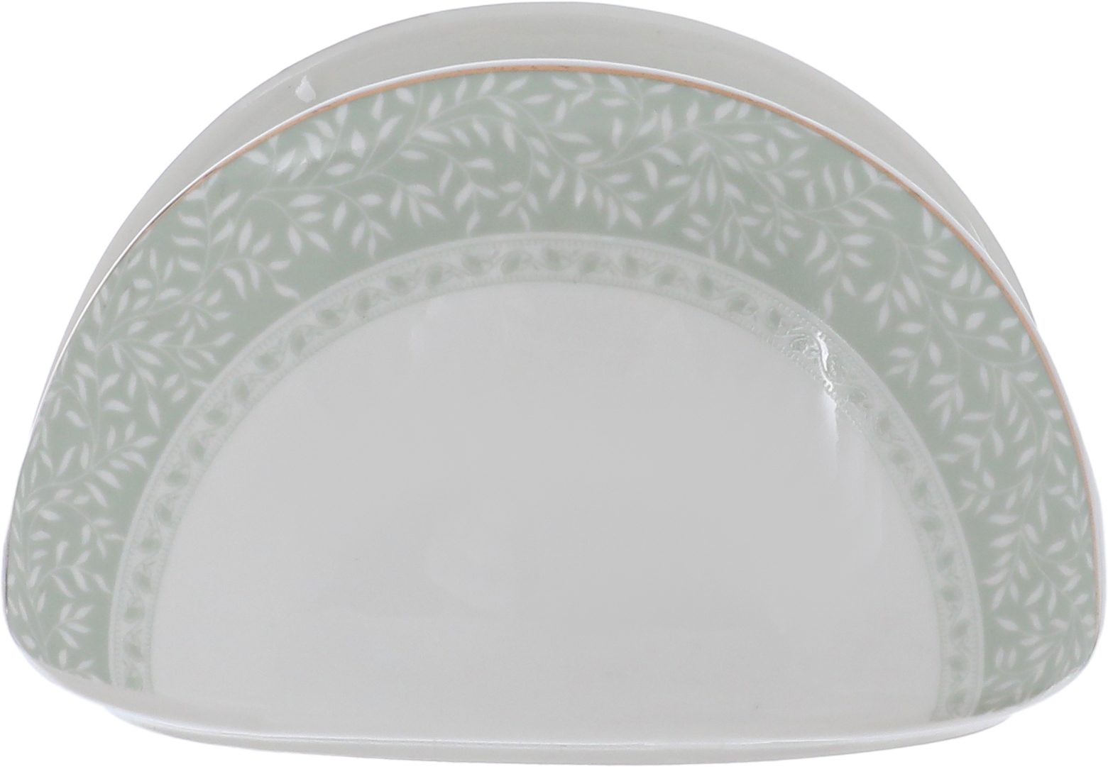 Victoria Al Saif Gallery porcelain dining set, 65 pieces, pattern - white green product image 6