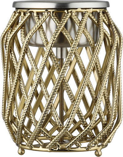 Al Saif Gallery Stainless Steel Incense Burner, 14x14x26 cm, Base - Silver Gold product image 2