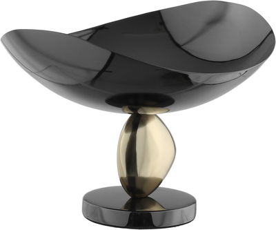Al Saif Gallery Stainless Steel Serving Bowl, 20 x 18 x 15 cm - Black Gold product image 2