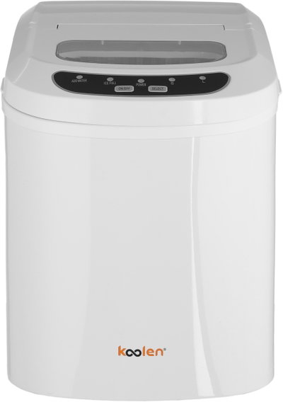 Colin Ice Maker, 95W, 2.2L, Daily Production 12kg, Ice Basket Capacity 0.7kg, Ice Making Cycle 7-9 Minutes, Large and Small Ice Cubes, 808.100.001 - White product image 1