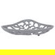 Al Saif Gallery Plastic Serving Plate, Hollow Triangle - Gray product image 1