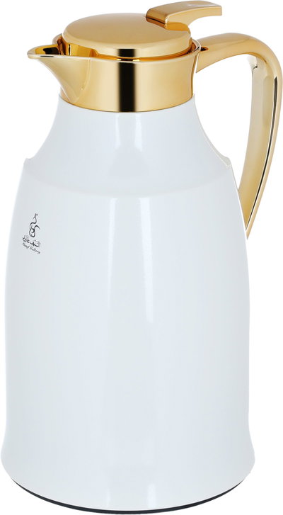 Al-Dariyah Saif Gallery Thermos Flask, 1.3L, Inner Glass, Stainless Steel Body, Pressure Cooker - Pearl product image 3
