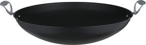 مقلاة ياباني ستانلس استيل السيف غاليري، 42 سم، يد فضي - أسود product image