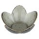 Al Saif Gallery glass plate, 8 x 16 x 8 cm, gold-light gray rim product image 2