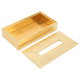 Diamond Glow Wooden Tissue Box, 23 x 12 x 5.5 cm - Gold product image 2
