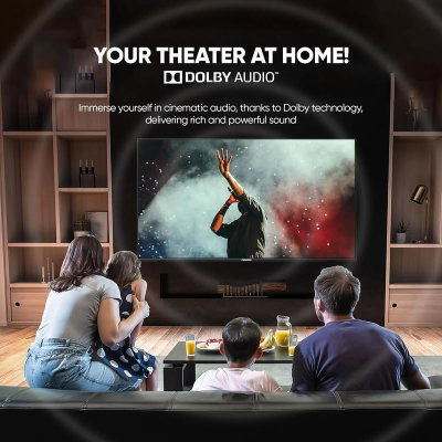 تلفزيون سمارت بدون اطار نيكاي، 70 بوصة، 4K، QLED، نظام ويب او اس، NIK70MEU4QLED - اسود product image 3