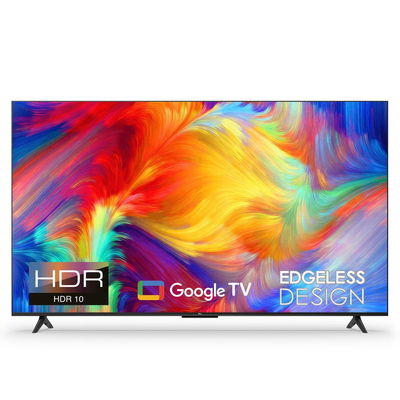 تلفزيون بدون اطار سمارت تي سي ال، 50 بوصة، 4K، UHD، 50T635 - اسود product image 2