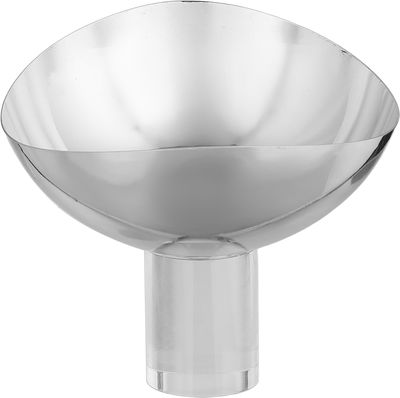 Al Saif Gallery Stainless Steel Serving Stand, 16x16x14 cm, Acrylic Base - Silver product image 1
