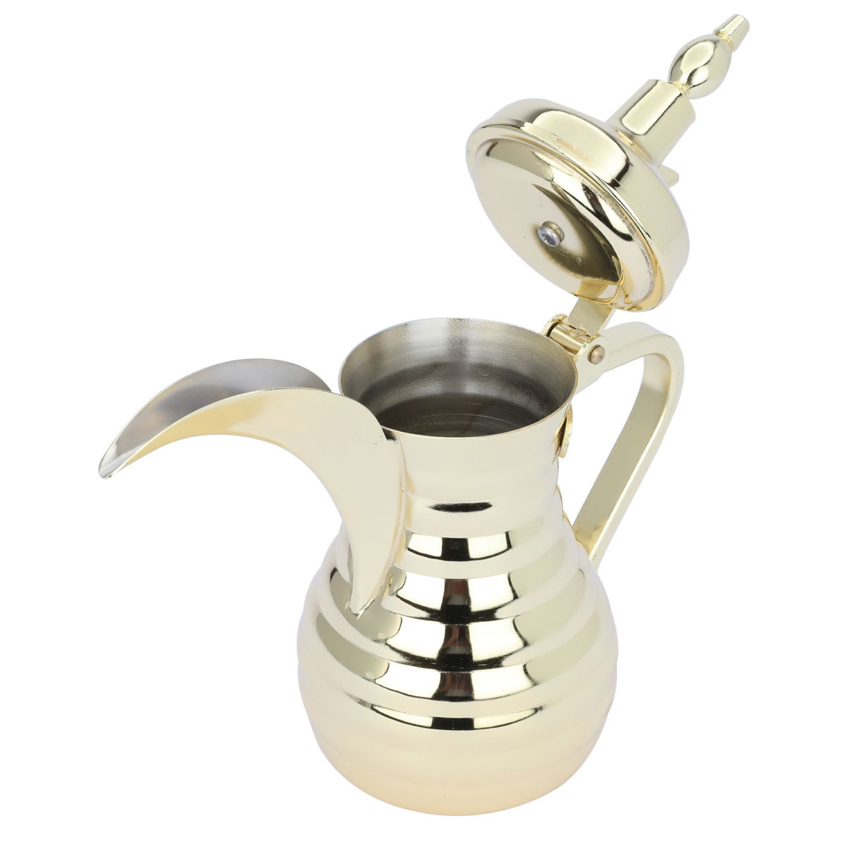 Al Saif Gallery Tuwaiq Steel Dallah, 40 cm - Gold product image 3