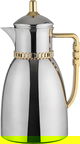 Al Saif Gallery Bayan Thermos Set, 0.7/1 Liter, 2 Pieces, Tempered Glass Inner Container, Gold-Silver Shiny Handle product image 6
