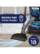 مكنسة كهربائية برميل كيون، 2200 واط، 18 لتر، DVC621 - ازرق اسود product image 3