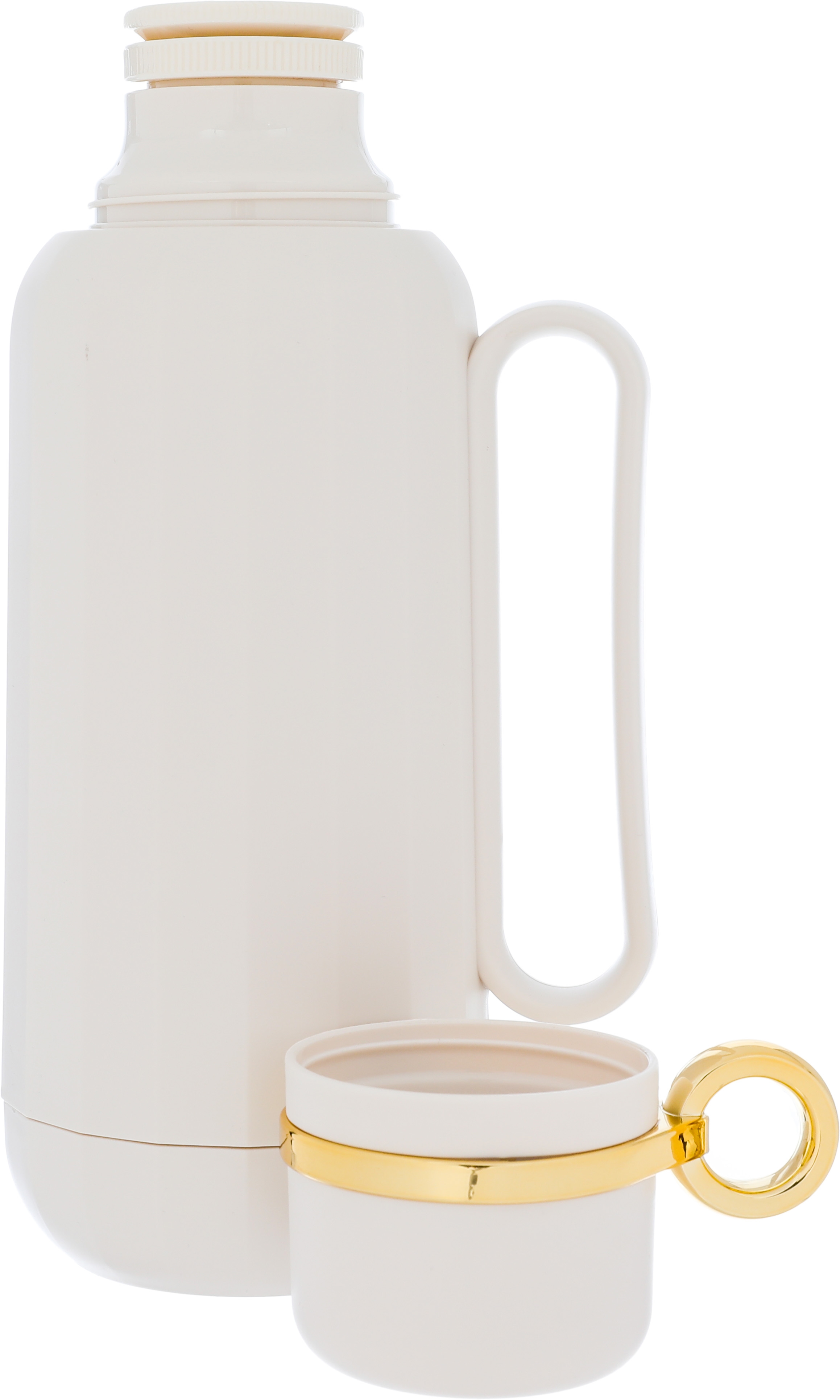 Timeless Rahal Thermos, 1 liter, thermal glass inner container, plastic outer shell - white product image 3