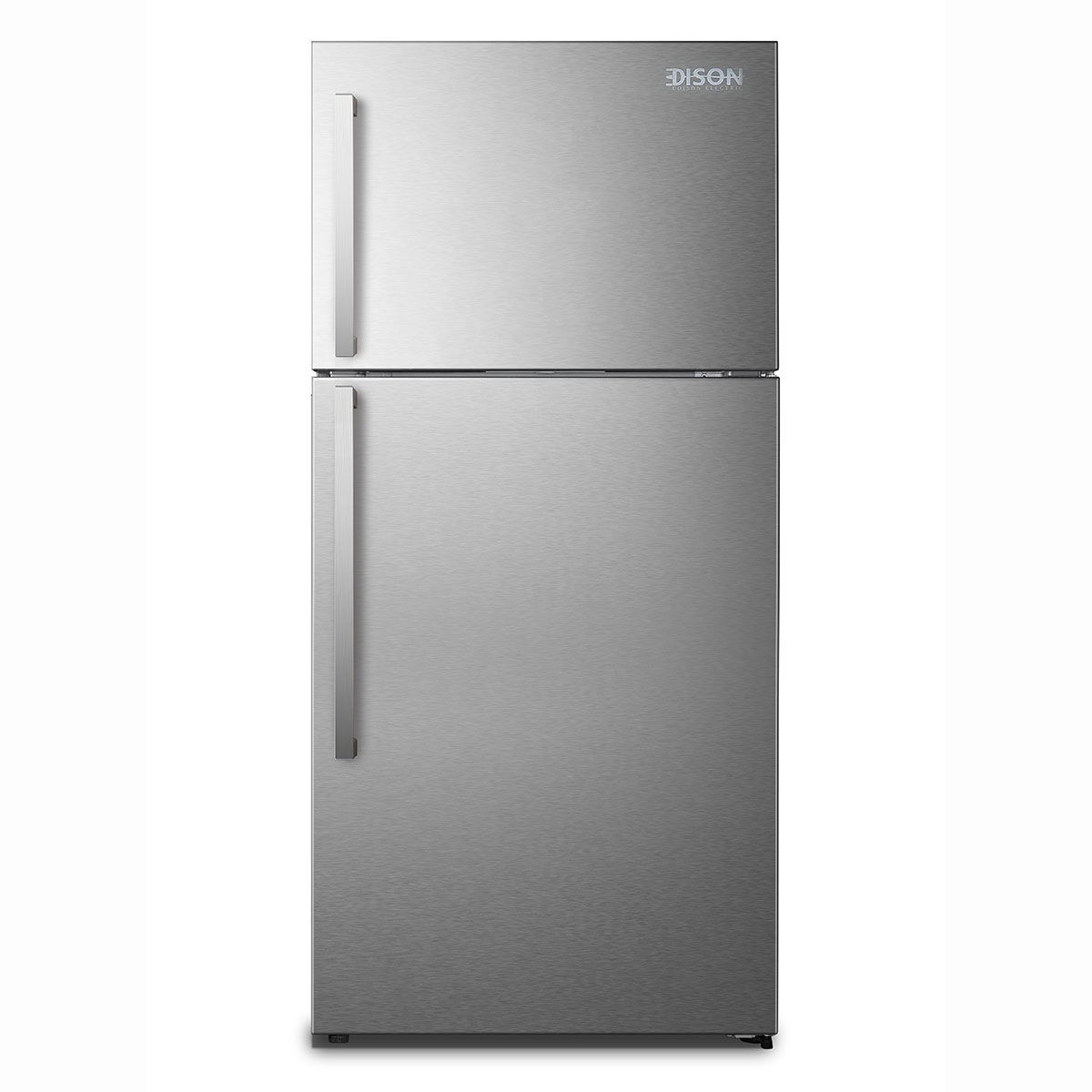 Edison Edir510 Refrigerator, 508 Litres, 17.9 Feet, 2 Doors, Top Freezer - Silver product image