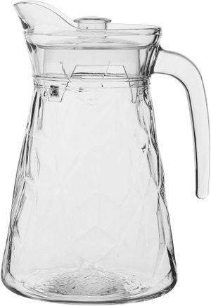 طقم جيك زجاج جرين أبل، 1.62 لتر، 4 كاسات - شفاف product image 2