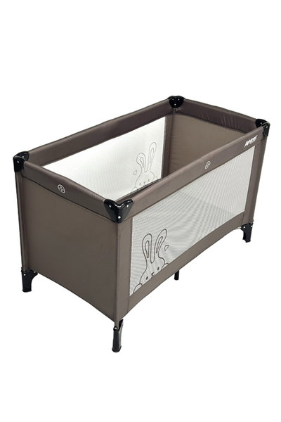 سرير اطفال فان مومنت، 125×65 سم، قابلة للطي - بني product image 3