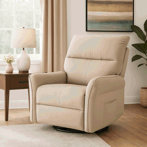 Fabric Reclining Chairs, 105×75×93 Cm - Light Beige product image 2