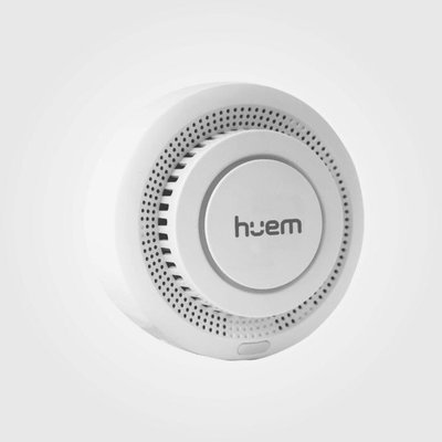 Smart Hume Smoke Detector, Wi-Fi enabled, 85dB, LED light - White product image 3