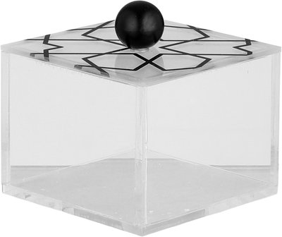 طقم مبخرة خشب اكريلك السيف غاليري، 3 قطع، 23x14x4 سم - خشبي شفاف product image 4