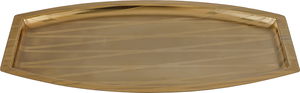 صينية تقديم استيل السيف غاليري، 33x22x1 سم - ذهبي product image