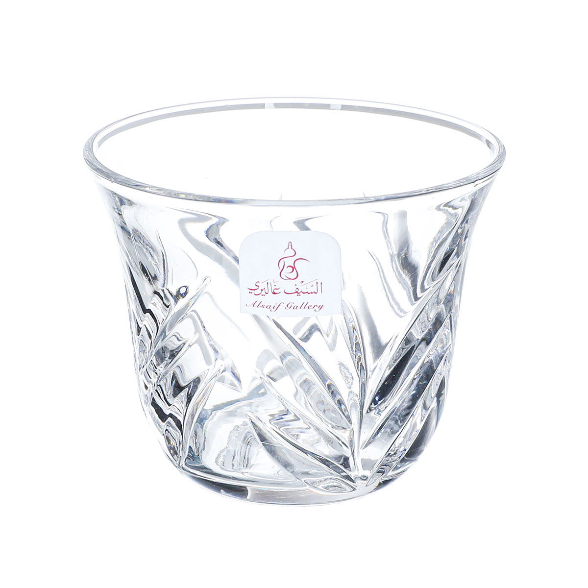 Al Saif Gallery Crystal Serving Set and Cups, 18 Pieces - Clear product image 4